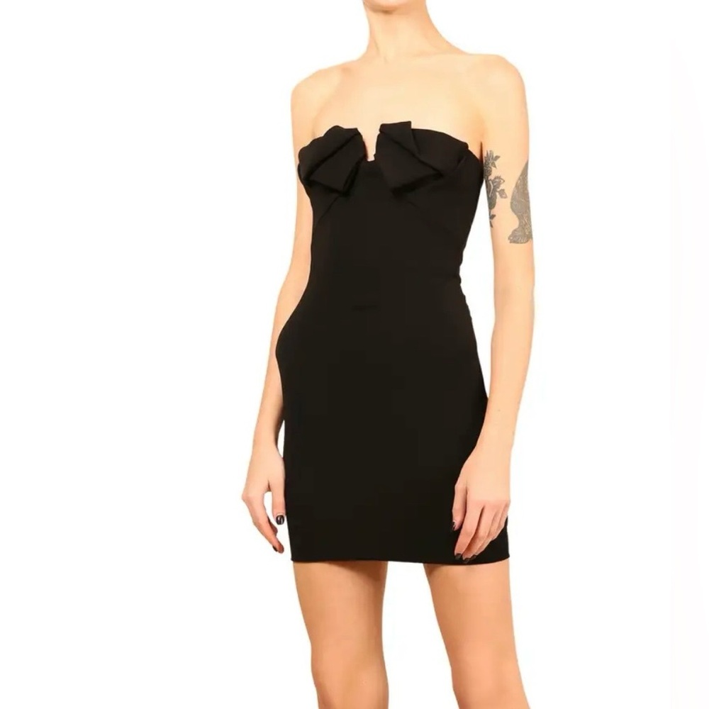 Miu Miu Strapless Mini Dess | Authentic | Chic Runway Style | Miuccia Prada | 38